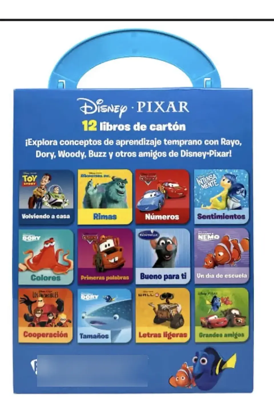 Maletín 12 libros Pixar 2