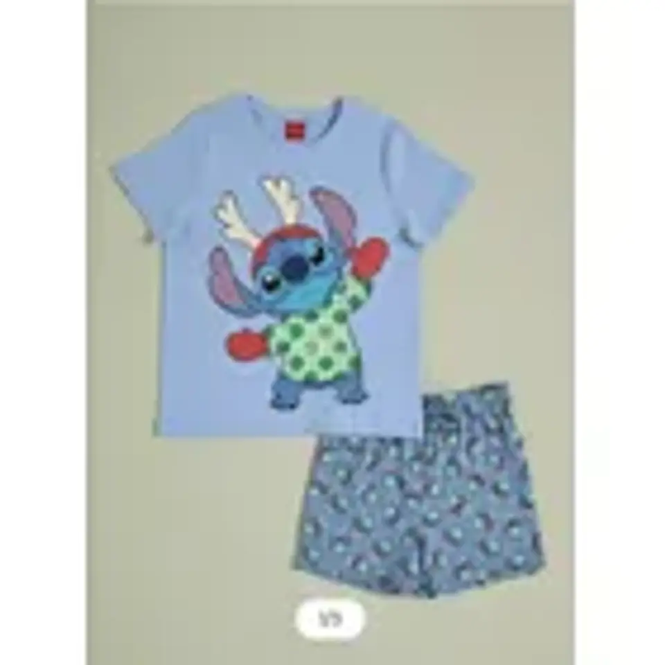 Pijama Stitch Navidad Niña 1
