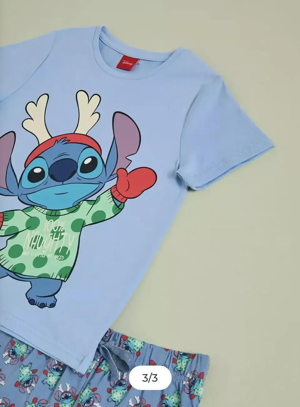 Pijama Stitch Navidad Niña 3