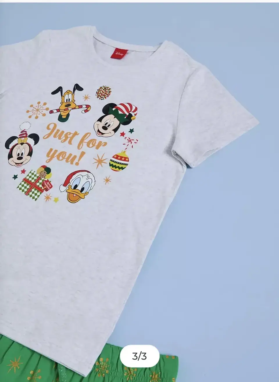 Pijama Mickey Navidad Niña 3