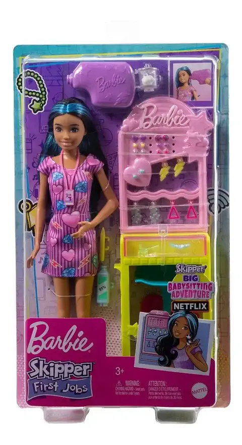 Barbie Set de Juego Skipper Perforadora de Orejas