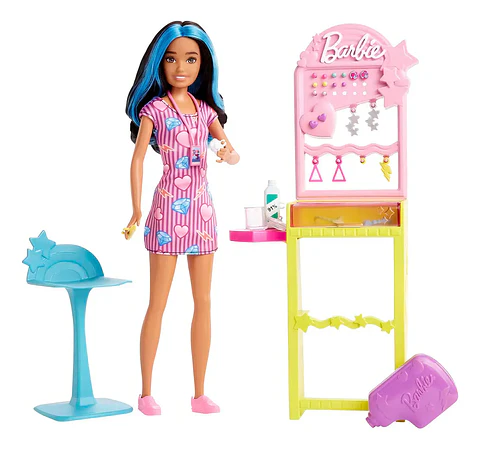 Barbie Set de Juego Skipper Perforadora de Orejas