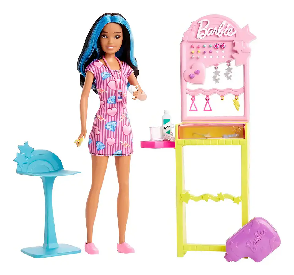 Barbie Set de Juego Skipper Perforadora de Orejas 2
