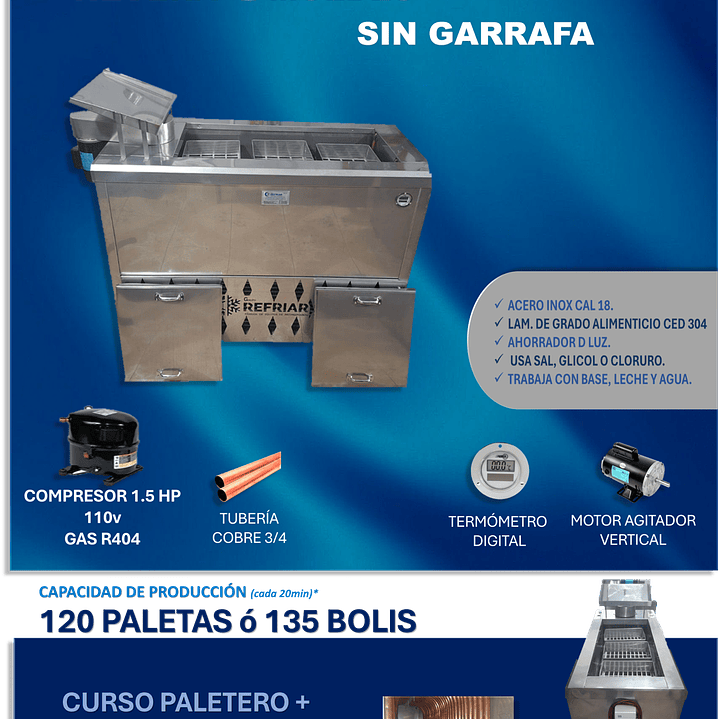 TANQUE TRES MOLDES SIN GARRAFA 4