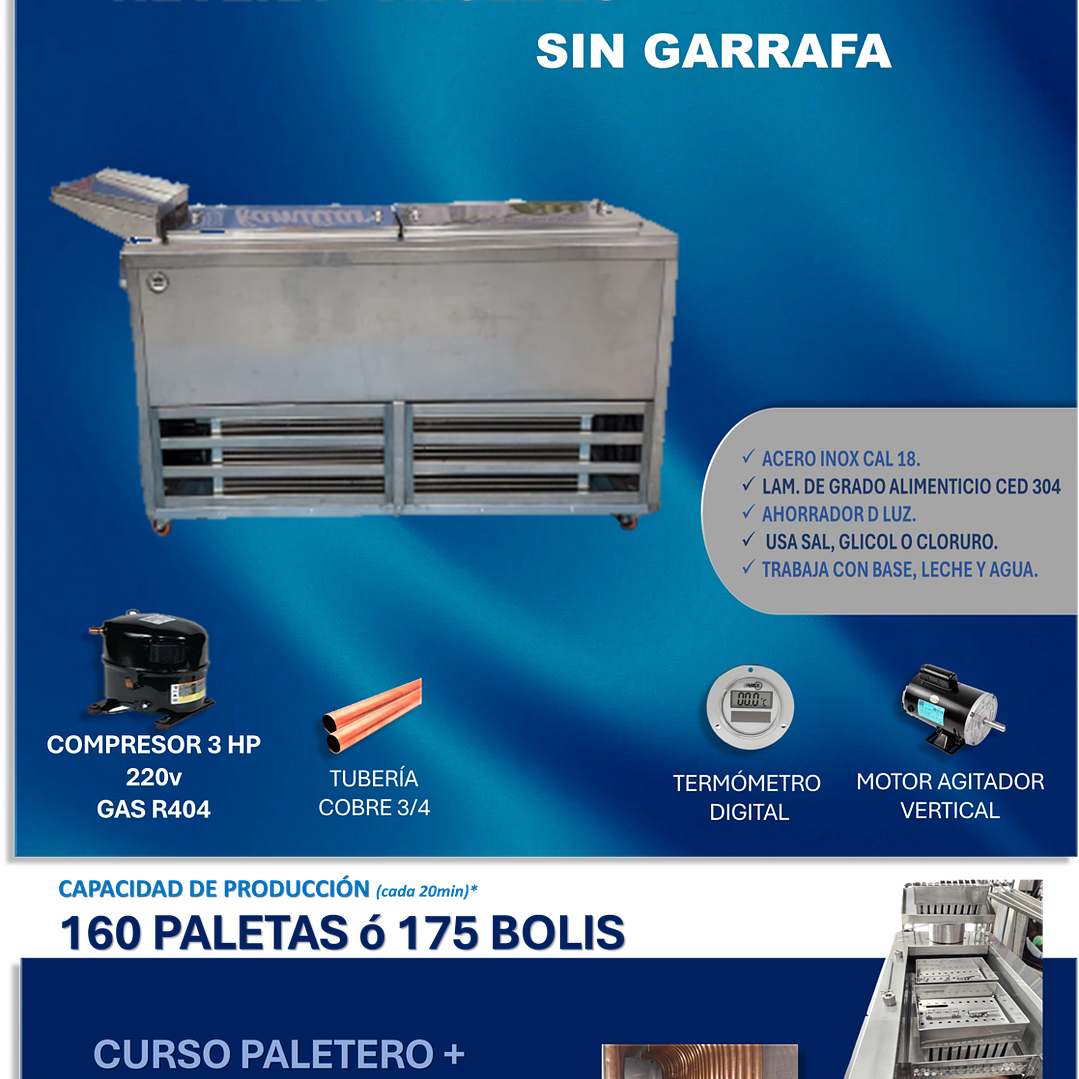 TANQUE CUATRO MOLDES SIN GARRAFA 1