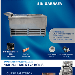 TANQUE CUATRO MOLDES SIN GARRAFA