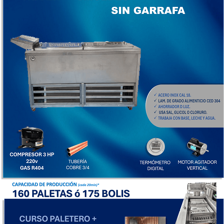 TANQUE CUATRO MOLDES SIN GARRAFA 1
