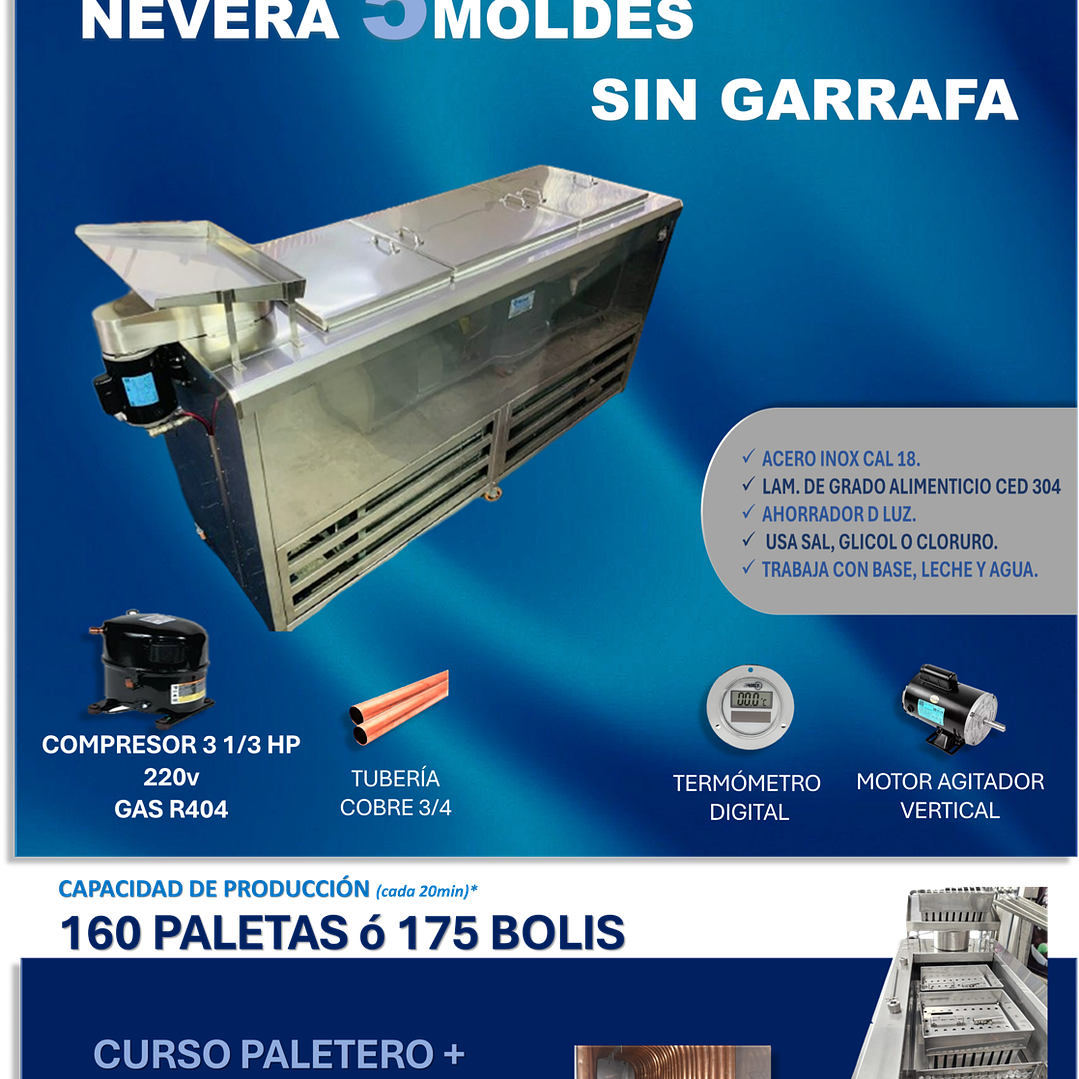 TANQUE 5 MOLDES SIN GARRAFA 1