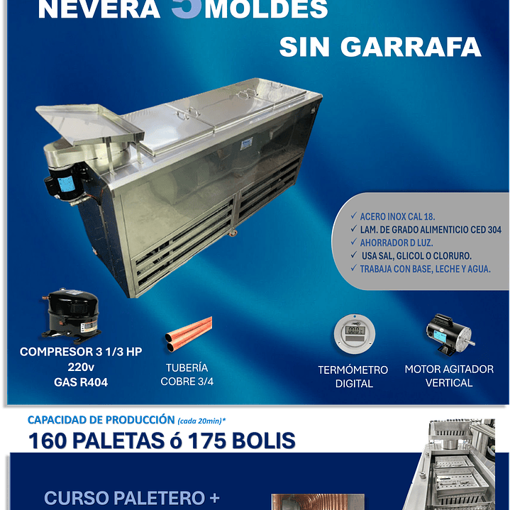 TANQUE 5 MOLDES SIN GARRAFA 1