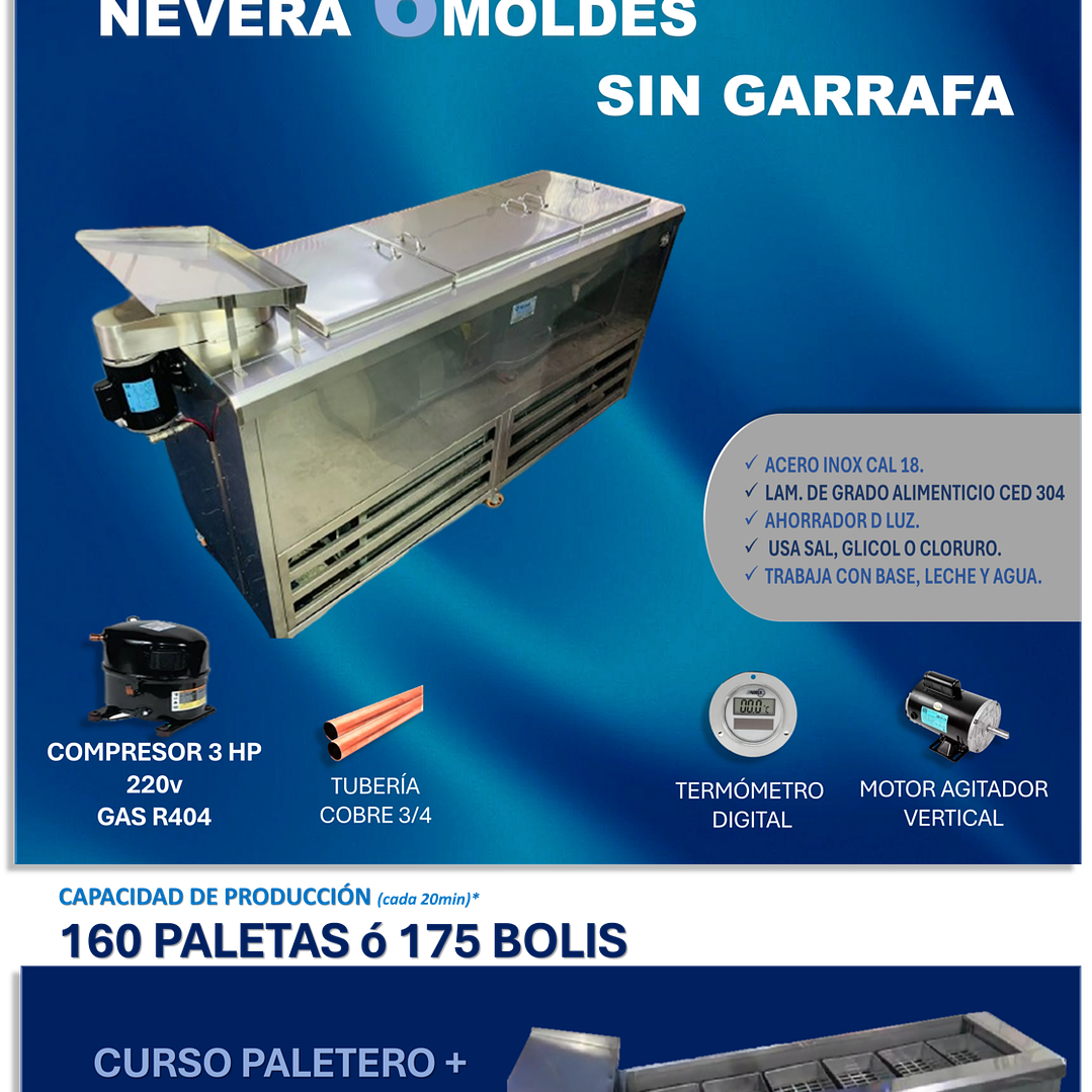 TANQUE 6 MOLDES SIN GARRAFA 1