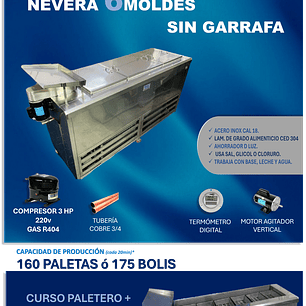 TANQUE 6 MOLDES SIN GARRAFA