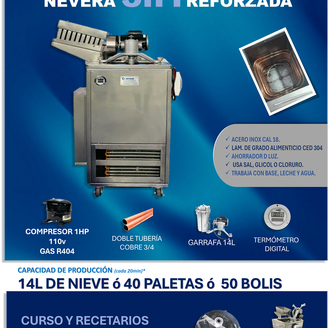 NEVERA 3N1 REFORZADA PARA 14 LITROS 1