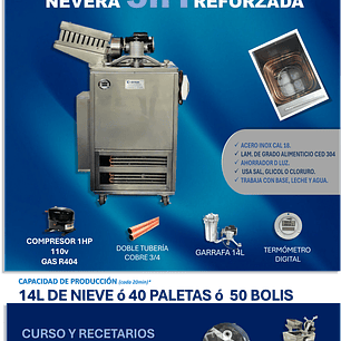 NEVERA 3N1 REFORZADA PARA 14 LITROS