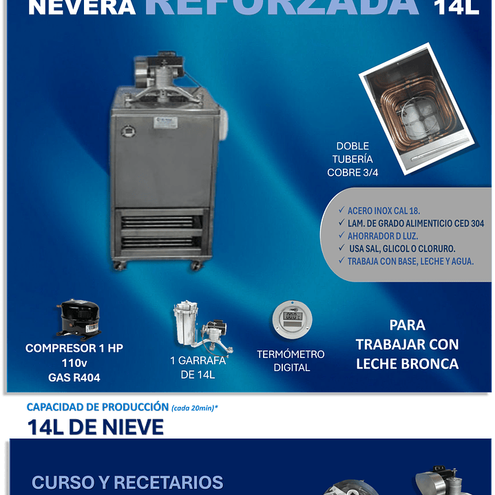 NEVERA REFORZADA 14 LITROS 2