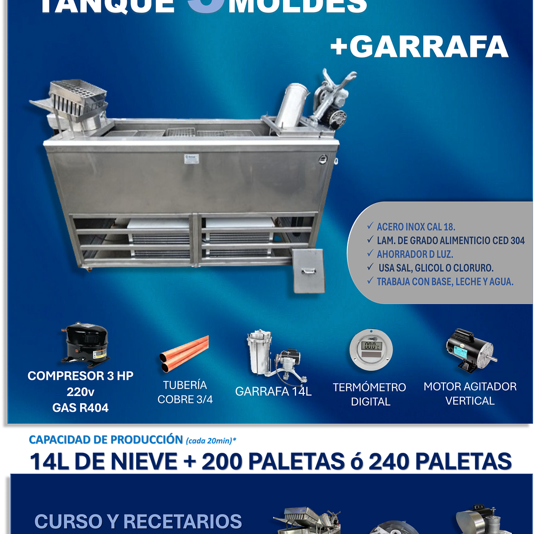 TANQUE 5 MOLDES MAS GARRAFA 1