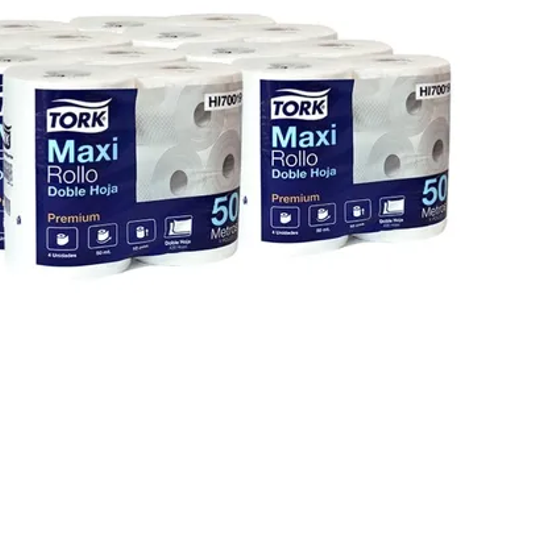 TORK MAXI ROLLO HIGIÉNICO 32 ROLLOS X 50 MTS DOBLE HOJA PREMIUM 1