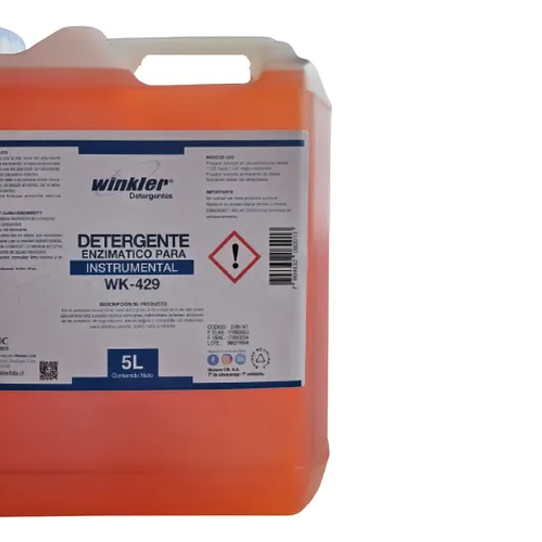 DETERGENTE ENZIMATICO WINKLER PARA INSTRUMENTAL WK 426 5 LTS 1