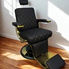 Sillón de Barbería Manhattan Gold