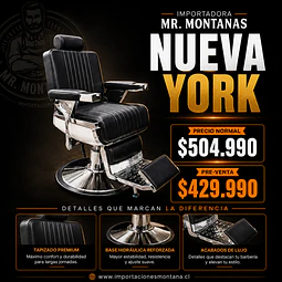 Sillón de Barbería Nueva York