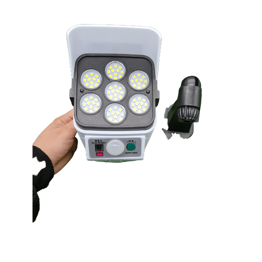 Lampara solar monitor