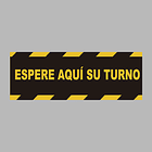 Vinilo Huincha Espere Su turno 3