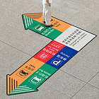 Floorgraphics - Adhesivo de Piso 2