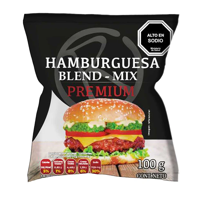 Hamburguesa Blend Mix Caja 1 Kls