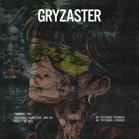 GRYZASTER: TEXTURAS DESGASTADAS PLASTISOL