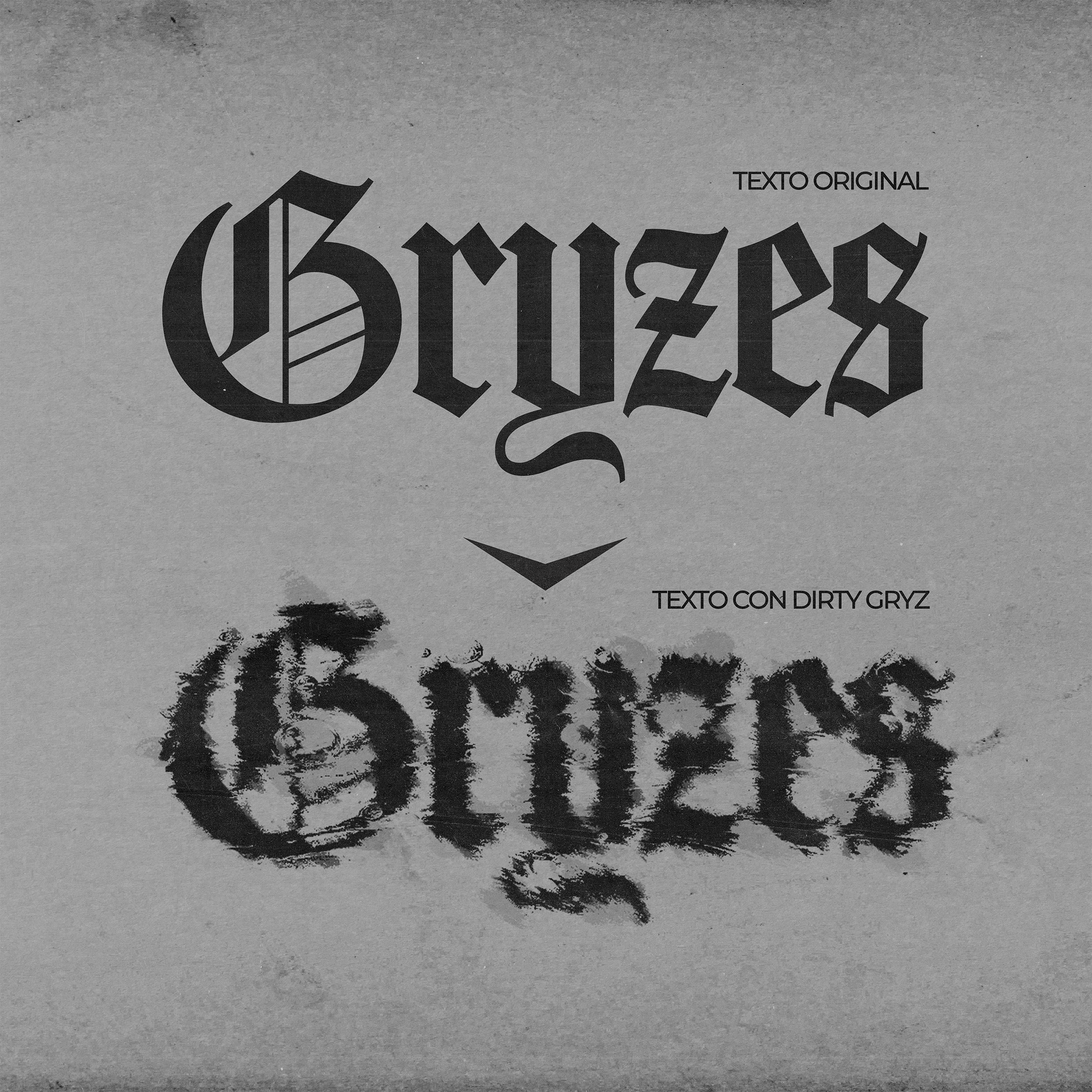 DIRTY GRYZ: ACCIONES DE EFECTO GRUNGE 2
