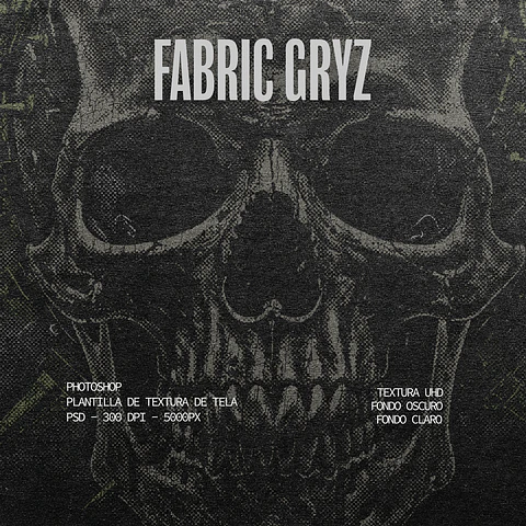 FABRIC GRYZ: MOCKUP DE TELA UTRADETALLADA