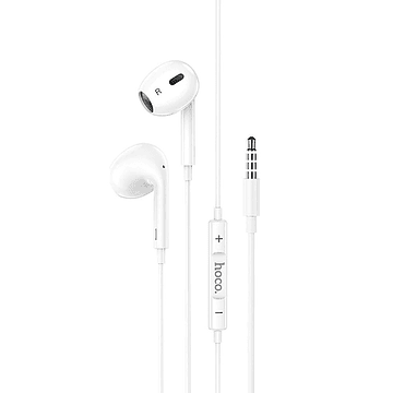 Audifonos Hoco M1 Max Crystal In Ear Jack 3.5mm Blanco