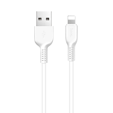 Cable Hoco X20 Flash Lightning a USB  2A 2M Blanco
