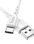 Cable Hoco DU01 Novel USB a Tipo C 1m Blanco