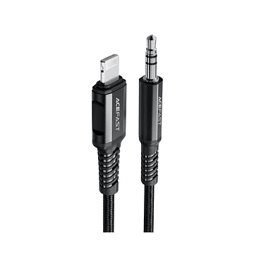 Cable de Audio Acefast C1-06 MFI Lightning a 3.5mm Negro