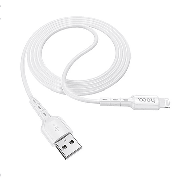 Cable Hoco DU01 Novel USB a Lightning 1m Blanco
