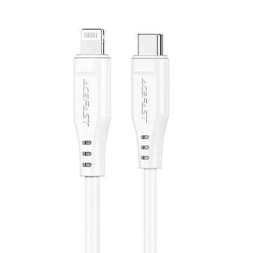 Cable Acefast USB C PD a Lightning MFI C3-01  Blanco