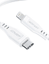 Cable Acefast USB C PD a Lightning MFI C3-01  Blanco