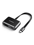 Adaptador Ugreen CM303 USB C a HDMI + VGA Negro