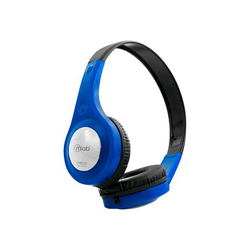 Audifonos MLab P800 Headband PowerBass Jack 3.5mm Azul