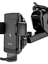 Soporte para Auto Hoco S35 Smart carga inalambrica negro