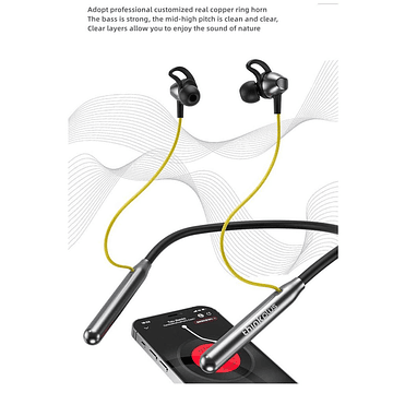 Audifonos Lenovo BT10 In Ear Bluetooth Tipo Cintillo Negro