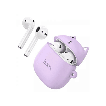 Audifonos Hoco EW45 In Ear Bluetooth TWS Lilac Cat
