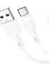 Cable Hoco X83 Victory USB A tipo C 1m 3A Blanco