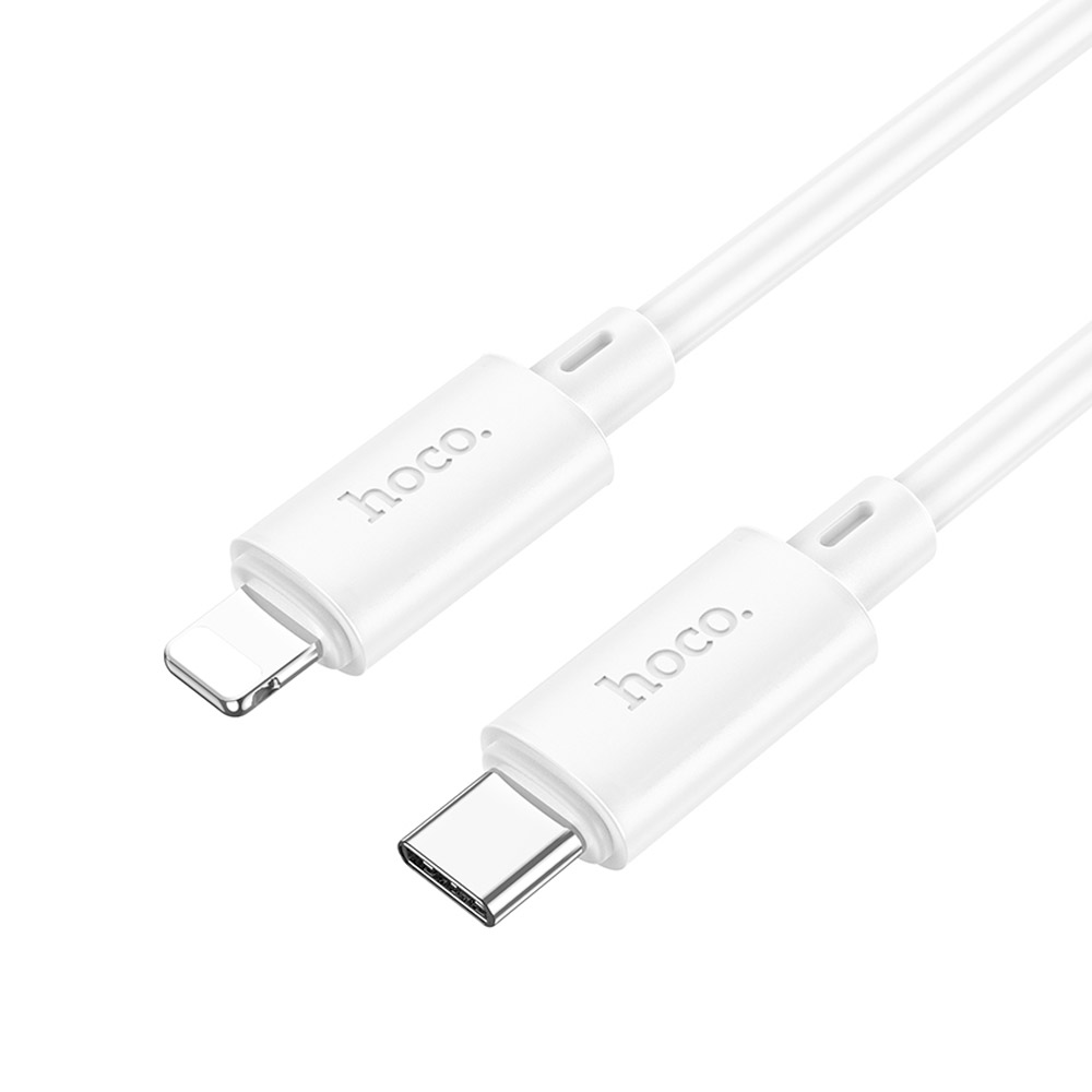 Cable Hoco X88 Gratified USB C PD a Lightning 20W 1m Blanco