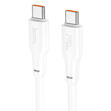 Hoco Cable X93 Force 240W Tipo C a Tipo C 1M Blanco