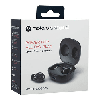 Audifonos Motorola Moto Buds 105 TWS In Ear Bluetooth Negro