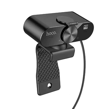 Webcam Hoco DI06 2K con microfono USB Negro