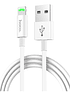 Cable Hoco X43 Lightning a USB A 2.4A 1m Blanco