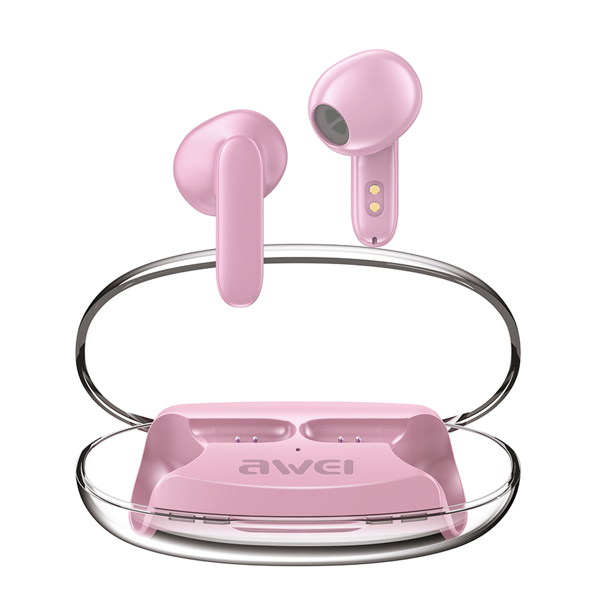 Audifonos Awei T85 ENC TWS In Ear Bluetooth Rosado