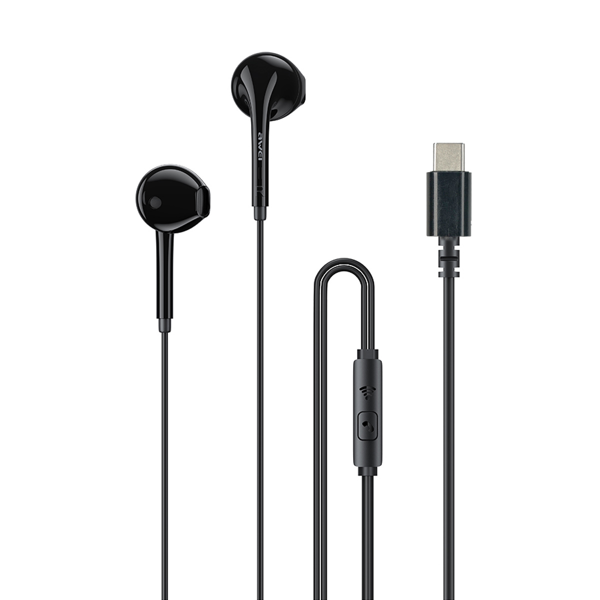 Audifonos Awei PC-7 In Ear Tipo C Negro